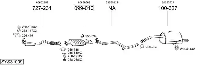BOSAL SYS31009