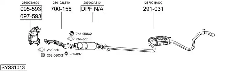 BOSAL SYS31013