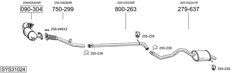BOSAL SYS31024
