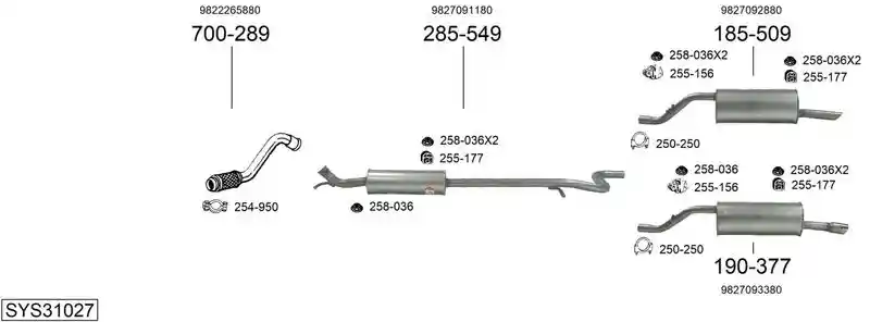 BOSAL SYS31027
