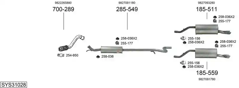 BOSAL SYS31028