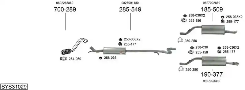BOSAL SYS31029