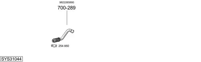 BOSAL SYS31044