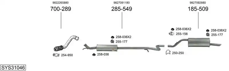 BOSAL SYS31046