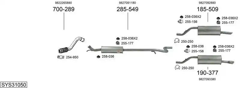 BOSAL SYS31050