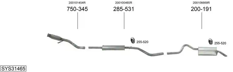 BOSAL SYS31465