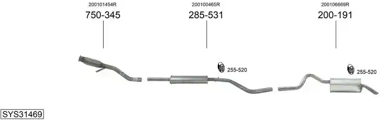 BOSAL SYS31469