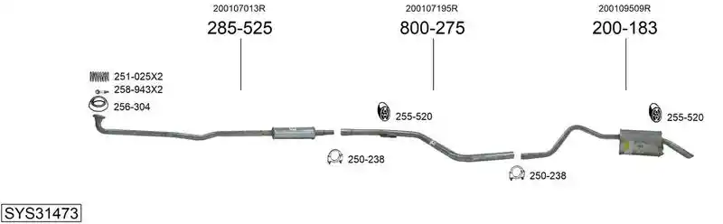 BOSAL SYS31473