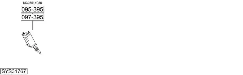 BOSAL SYS31767