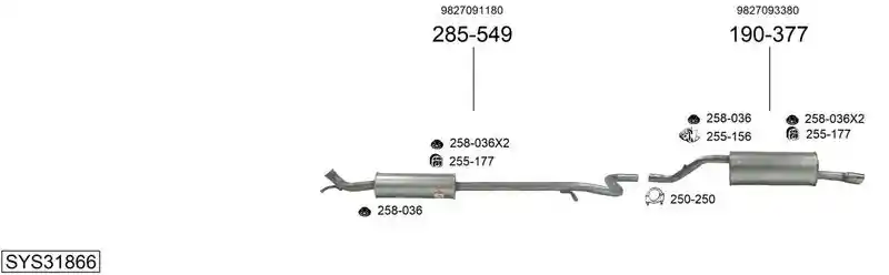 BOSAL SYS31866