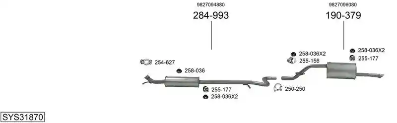 BOSAL SYS31870