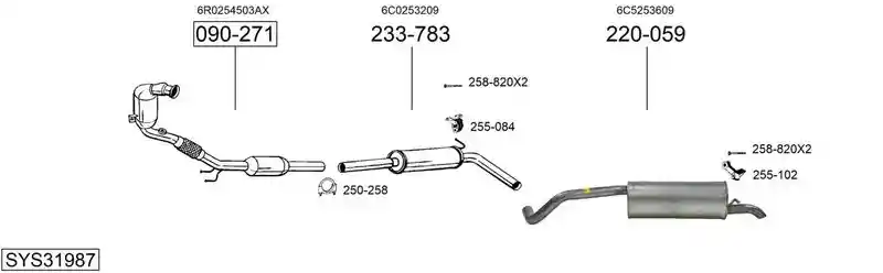 BOSAL SYS31987