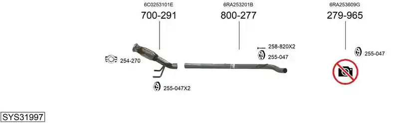 BOSAL SYS31997
