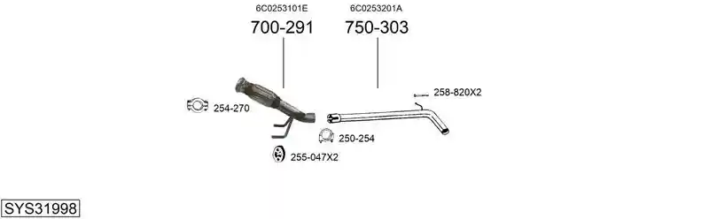 BOSAL SYS31998