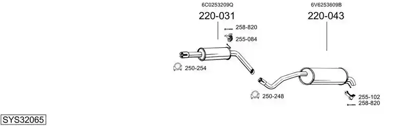 BOSAL SYS32065