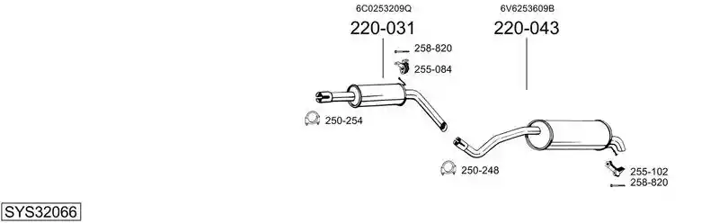 BOSAL SYS32066