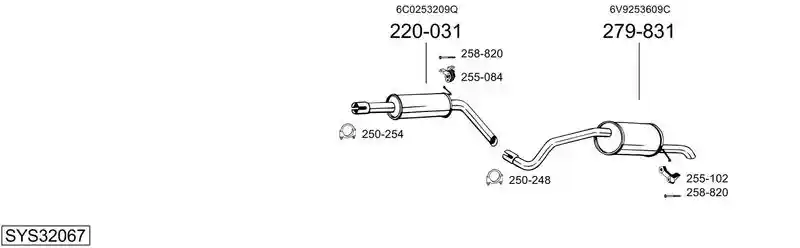 BOSAL SYS32067