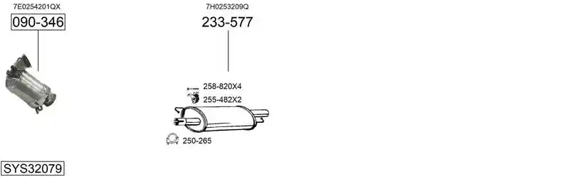 BOSAL SYS32079