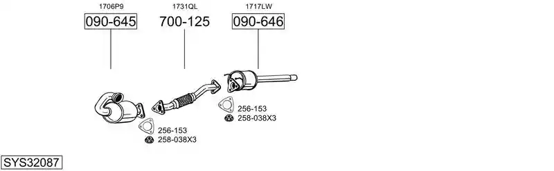 BOSAL SYS32087
