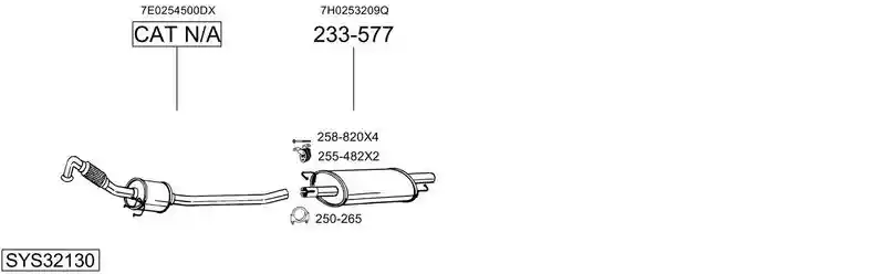 BOSAL SYS32130