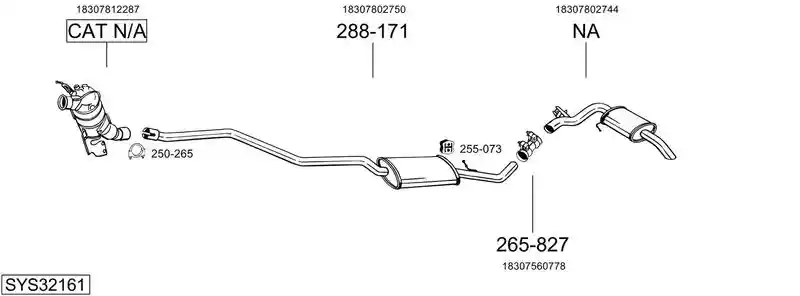 BOSAL SYS32161