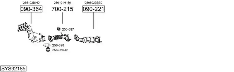 BOSAL SYS32185