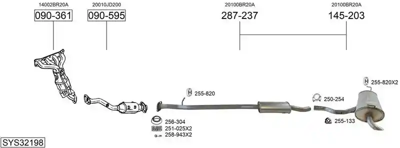 BOSAL SYS32198