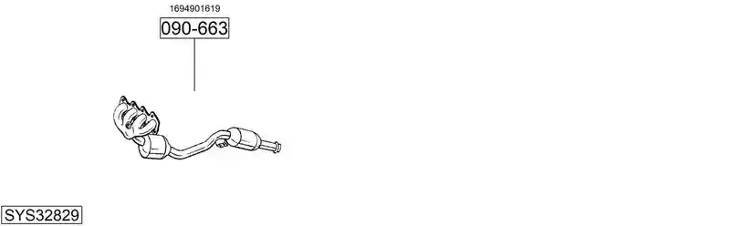 BOSAL SYS32829