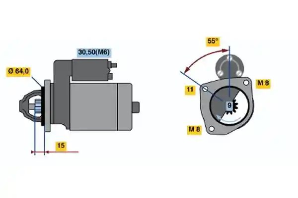 BOSCH 0 001 107 109