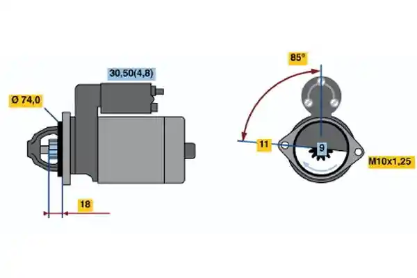 BOSCH 0 001 107 433
