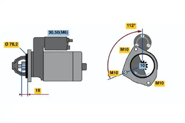 BOSCH 0 001 107 501