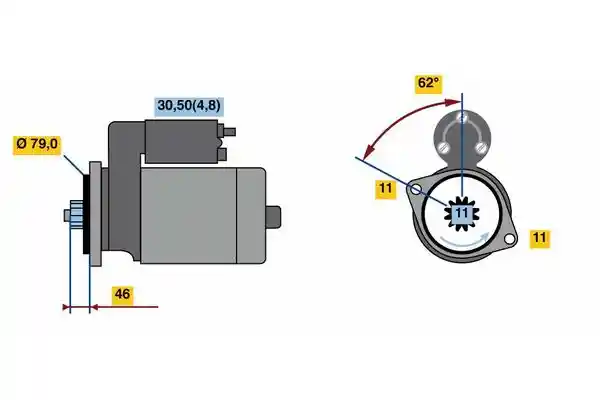 BOSCH 0 001 121 435