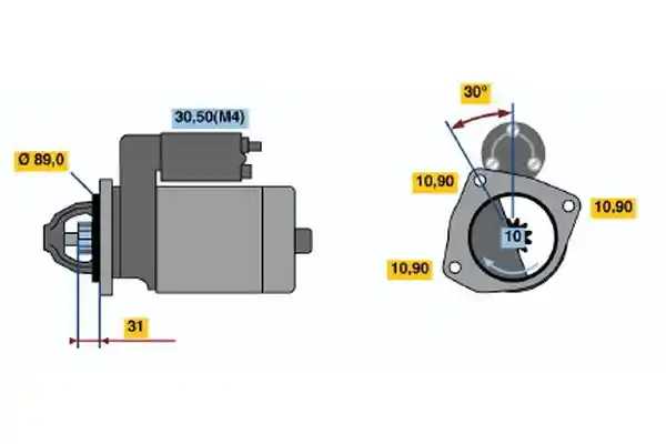 BOSCH 0 001 231 008