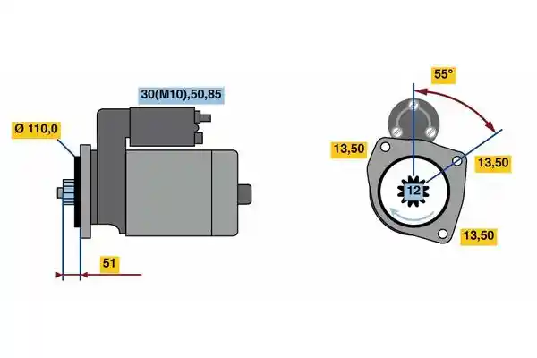 BOSCH 0 001 261 008