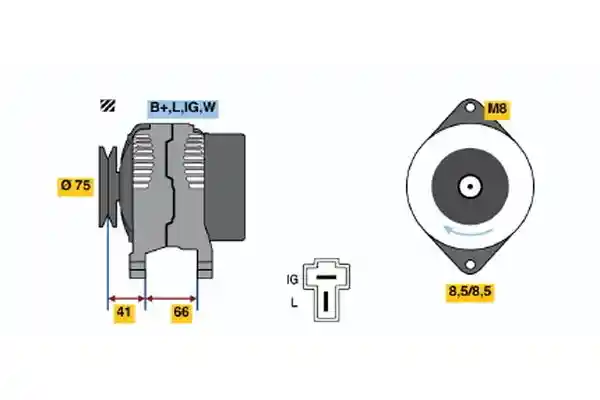 BOSCH 0 124 110 008