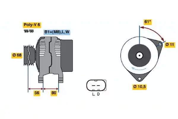 BOSCH 0 124 510 001