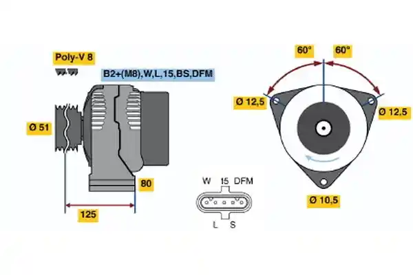 BOSCH 0 124 555 016