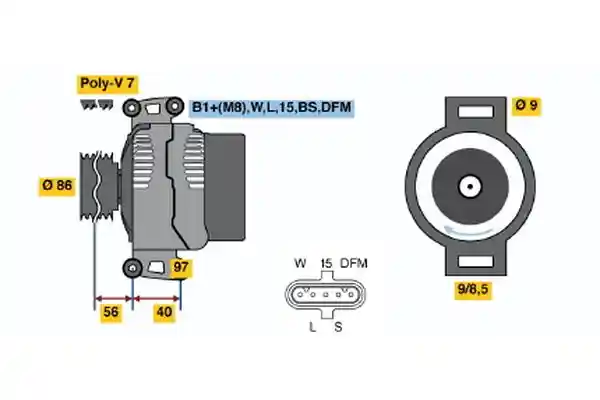 BOSCH 0 124 555 018