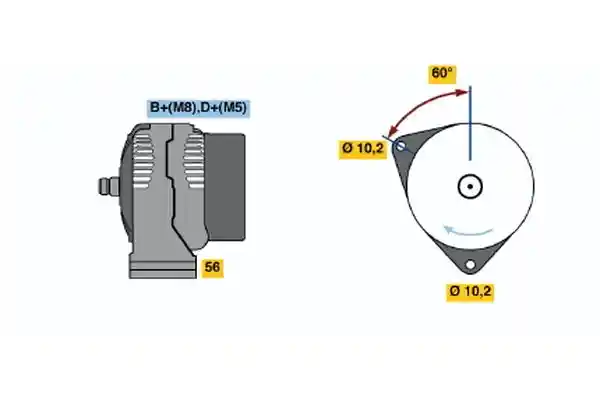 BOSCH 0 124 615 043