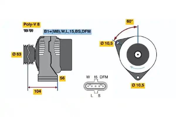 BOSCH 0 124 655 033