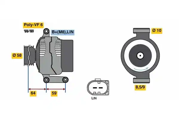 BOSCH 0 125 711 045 BOSCH 0 125 711 045