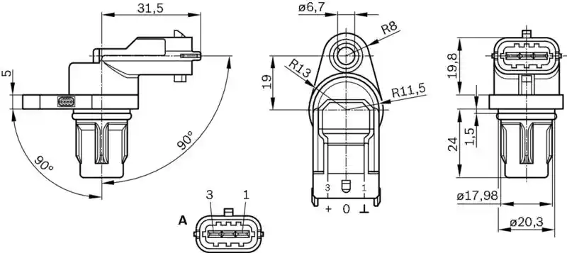 BOSCH 0 281 002 667 BOSCH 0 281 002 667