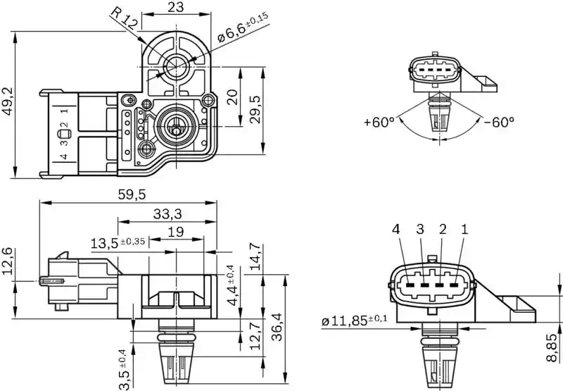 BOSCH 0 281 006 051 BOSCH 0 281 006 051