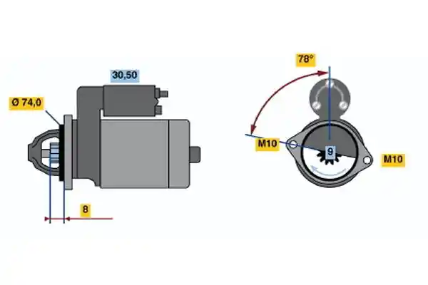 BOSCH 0 986 019 121 BOSCH 0 986 019 121