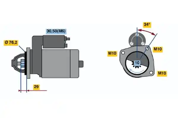 BOSCH 0 986 021 580 BOSCH 0 986 021 580