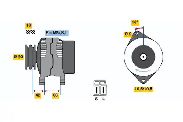 BOSCH 0 986 045 521