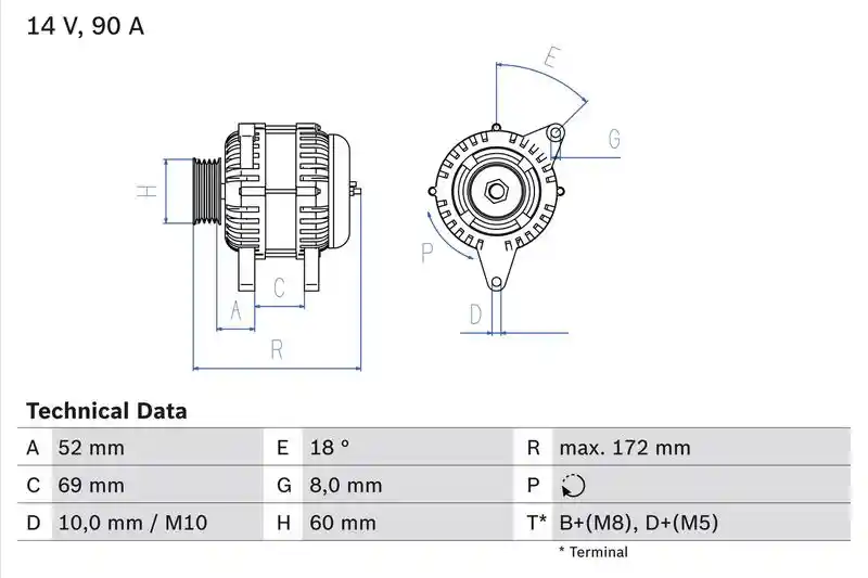 BOSCH 0 986 080 030 BOSCH 0 986 080 030