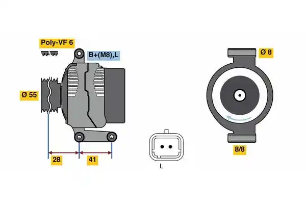 BOSCH 0 986 080 930 BOSCH 0 986 080 930