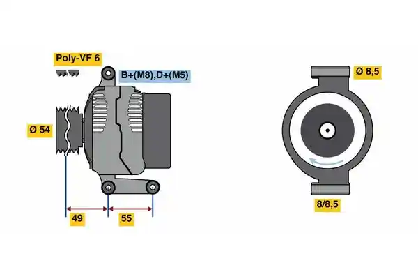 BOSCH 0 986 080 980 BOSCH 0 986 080 980