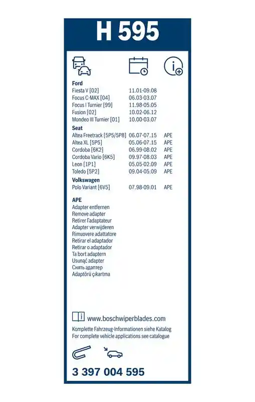 BOSCH 3 397 004 595
